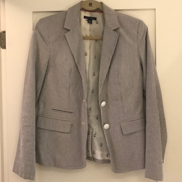 Tommy Hilfigher Navy Jacket - Picture 1 of 4